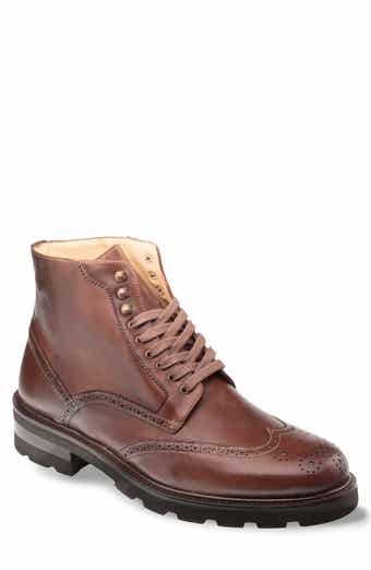 Mezlan Wingtip Lug Sole Boot
