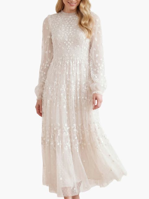 beige lace dress plus size Effortless Elegance: Beige Modest Lace Gauze Dress with Short Sleeves Plus Size Size 28W / Champagne / No Veil