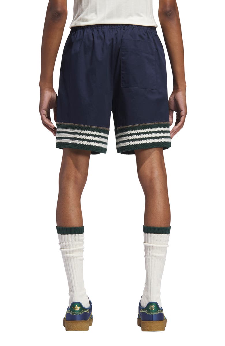ADIDAS ORIGINALS X CLOT BY EDISON CHEN Woven & Knit Shorts, Alternate, color, Night Indigo