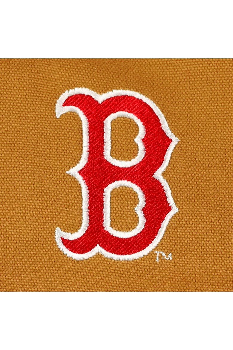Men's Dunbrooke Brown Boston Red Sox Dakota Work Full-Zip Hoodie Jacket, Alternate, color, Brown