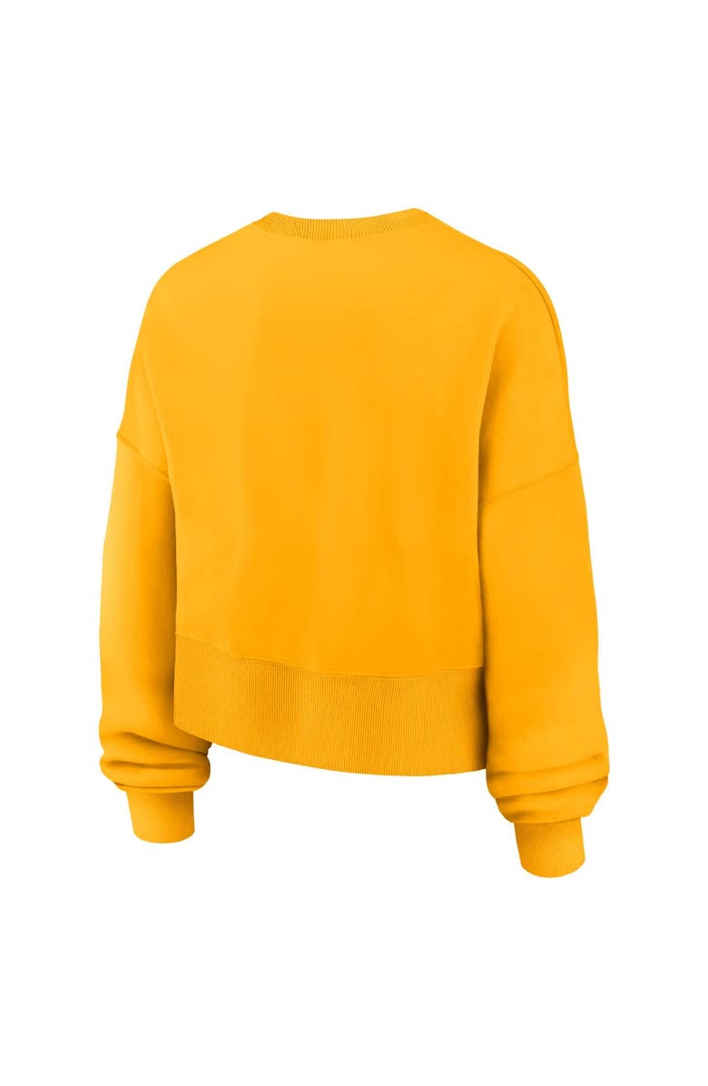 Nike Women's Nike Gold San Diego Padres Oversized High Hip Pullover Sweatshirt, Alternate, color, 