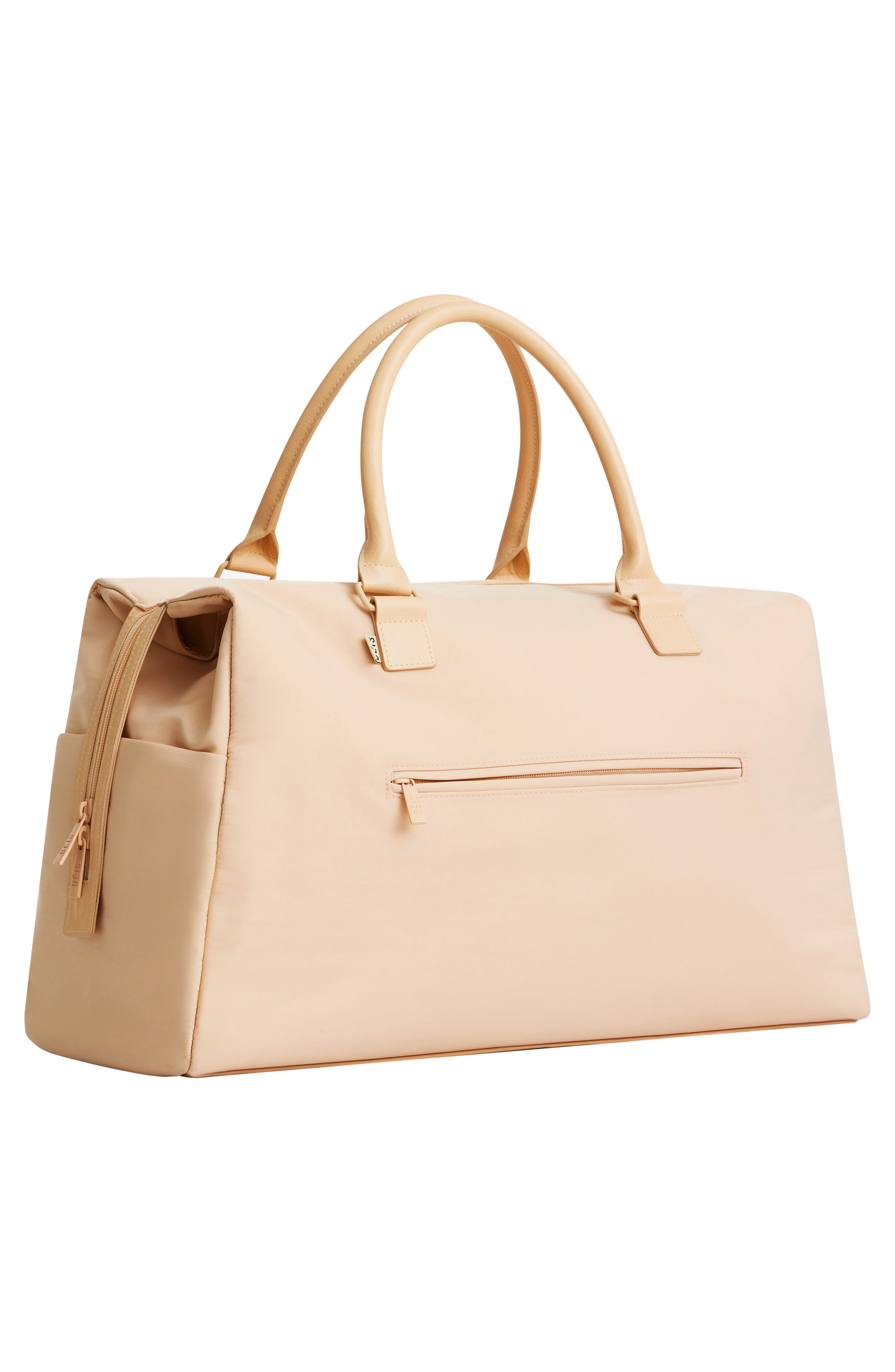Béis The Commuter Duffle, Alternate, color, Beige