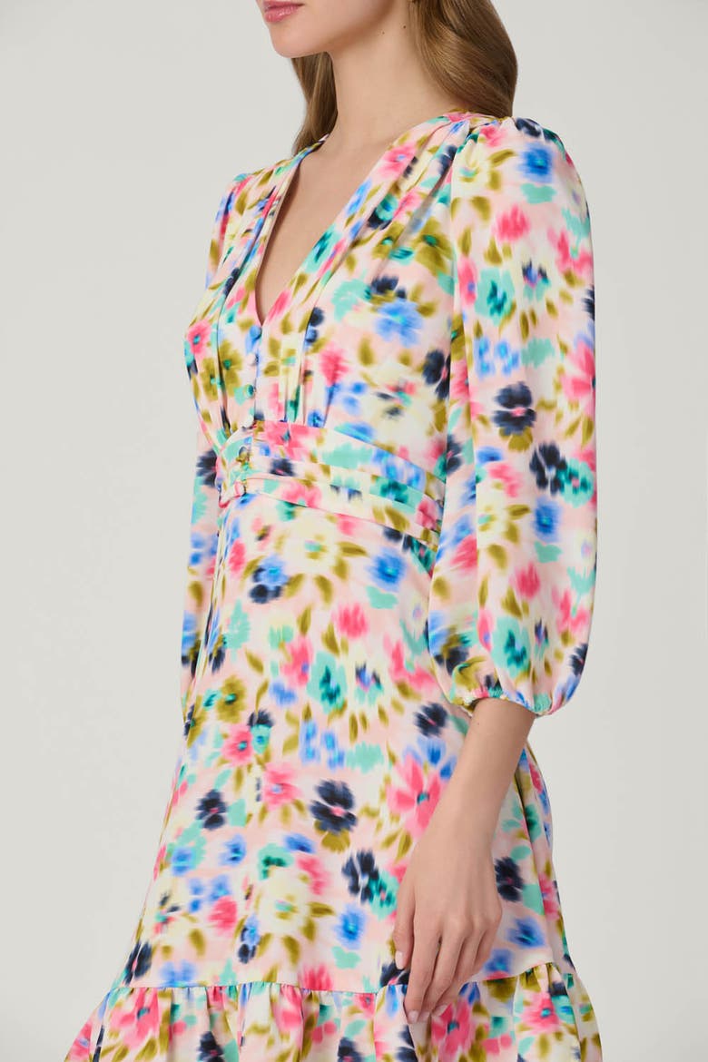 Weezie Poppy Floral Dress, Alternate, color, Multi