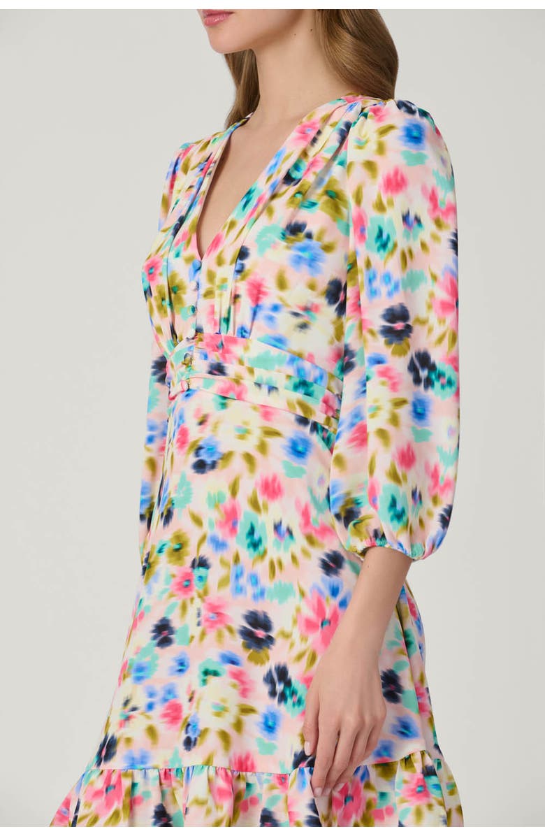 Shoshanna Weezie Poppy Floral Dress, Alternate, color, Multi