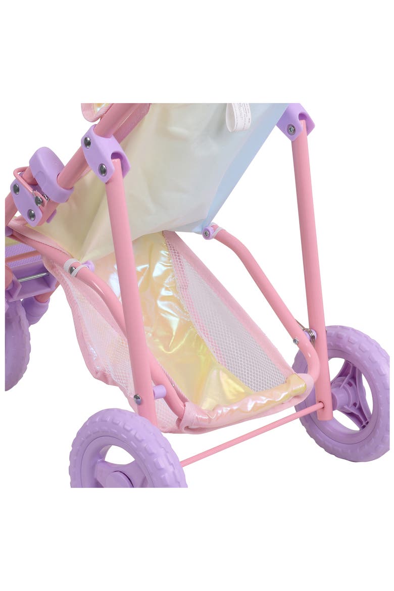 Olivia's Little World Magical Dreamland Baby Doll Jogging Stroller, Alternate, color, IRIDESCENT