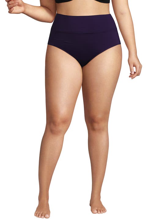 Chlorine Resistant Pinchless High Waisted Bikini Bottoms