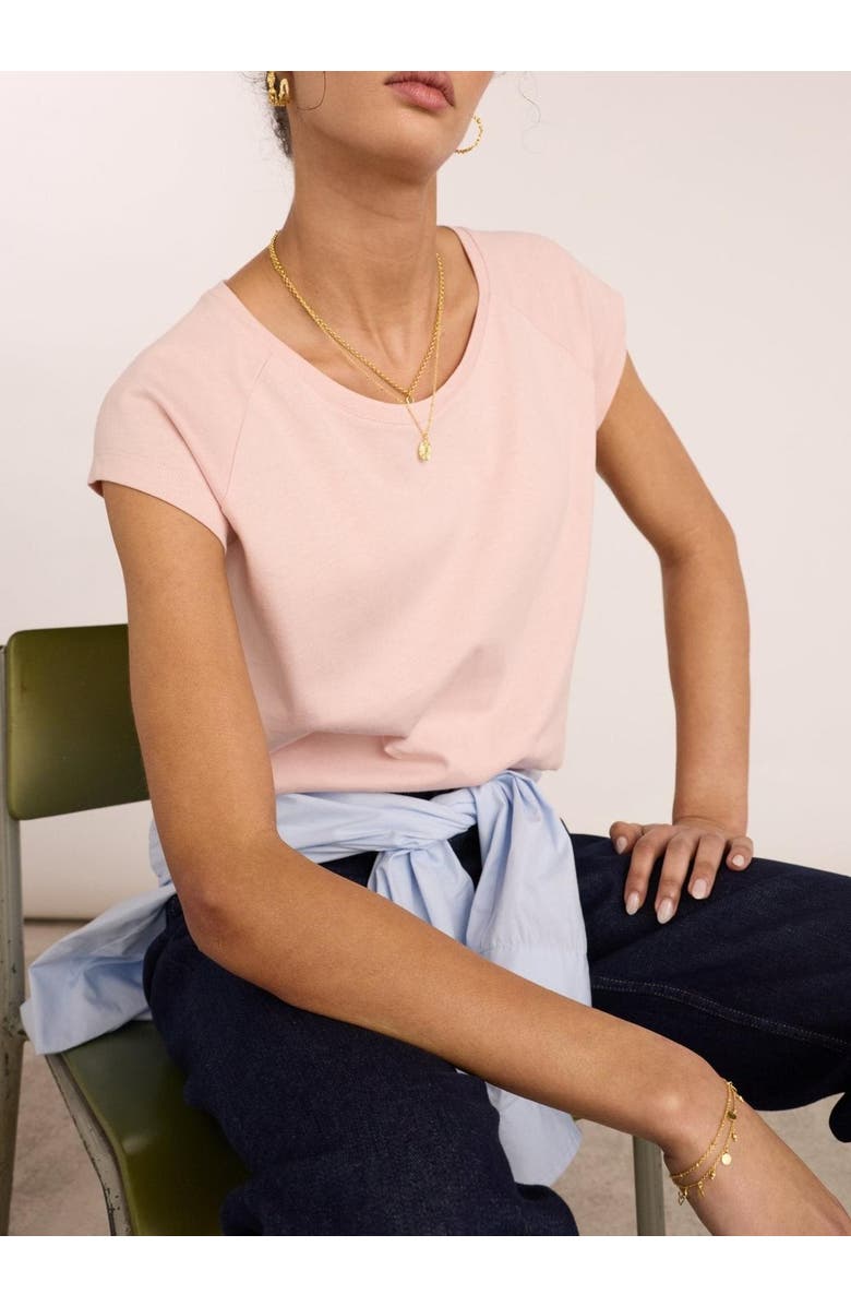 Baukjen Catherine Scoop Neck T-Shirt, Alternate, color, Powder Pink