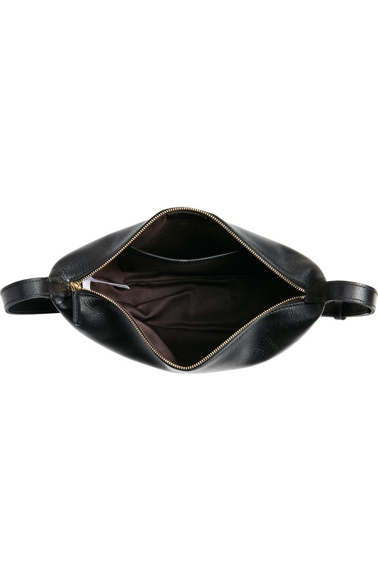 Madewell The Sling Leather Crossbody Bag, Alternate, color, True Black
