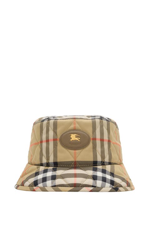 Quilted Horseshoe Bucket Hat