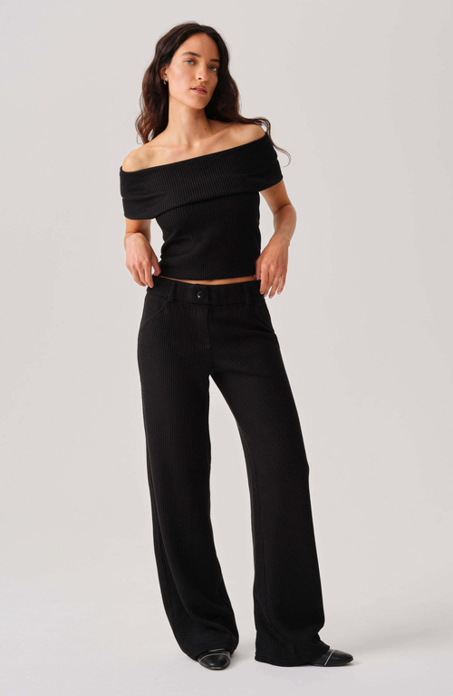 Leman Mercer Margot Pant In Black