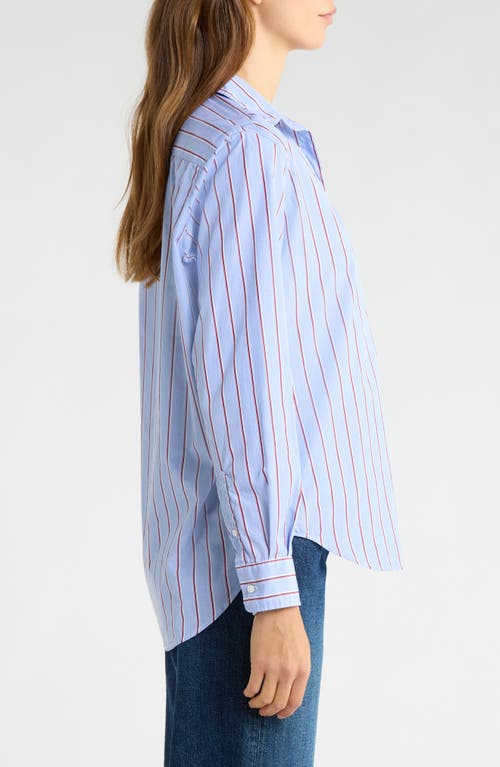 Frank & Eileen Eileen Relaxed Button-up Shirt In Blue