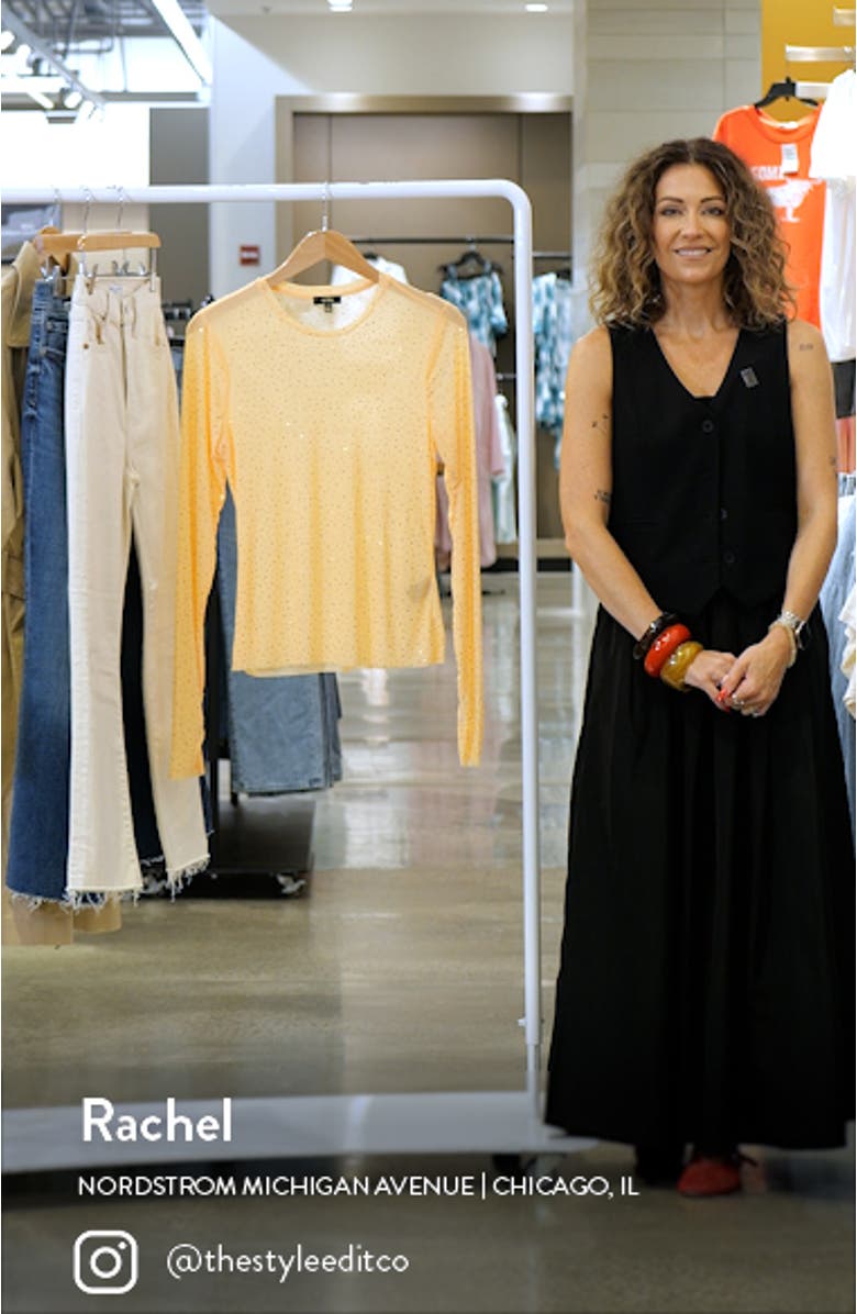 Kaylee Rhinestone Mesh Top, sales video thumbnail