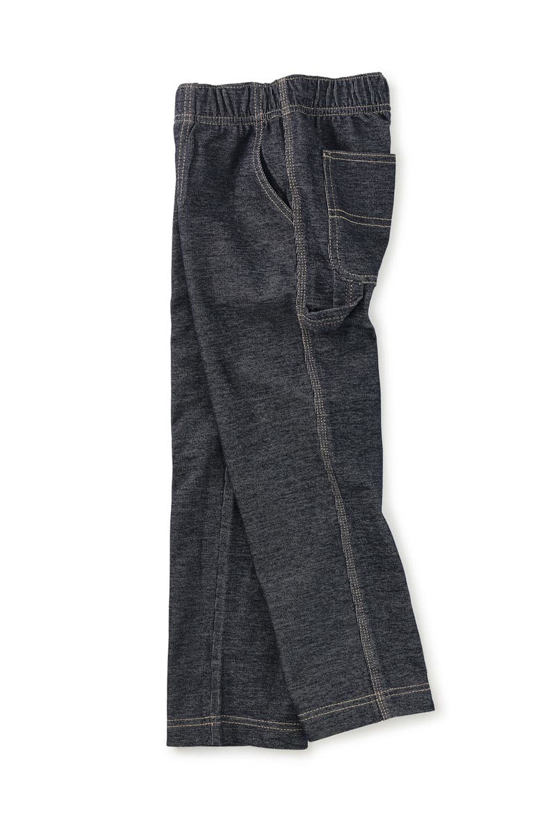 Denim-Like Carpenter Pants, Alternate, color, Indigo