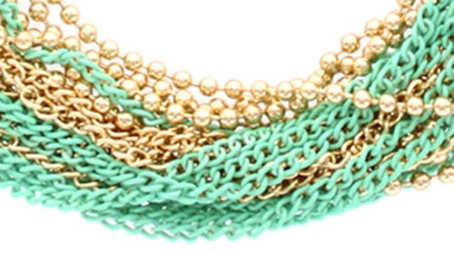 Olivia Welles Lucille Layered Chain Necklace In Gold