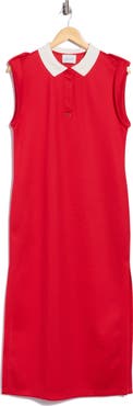 Longchamp Collared Midi Dress
