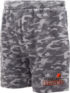 CONCEPTS SPORT Men's Concepts Sport  Charcoal Cleveland Browns Biscayne Camo Shorts