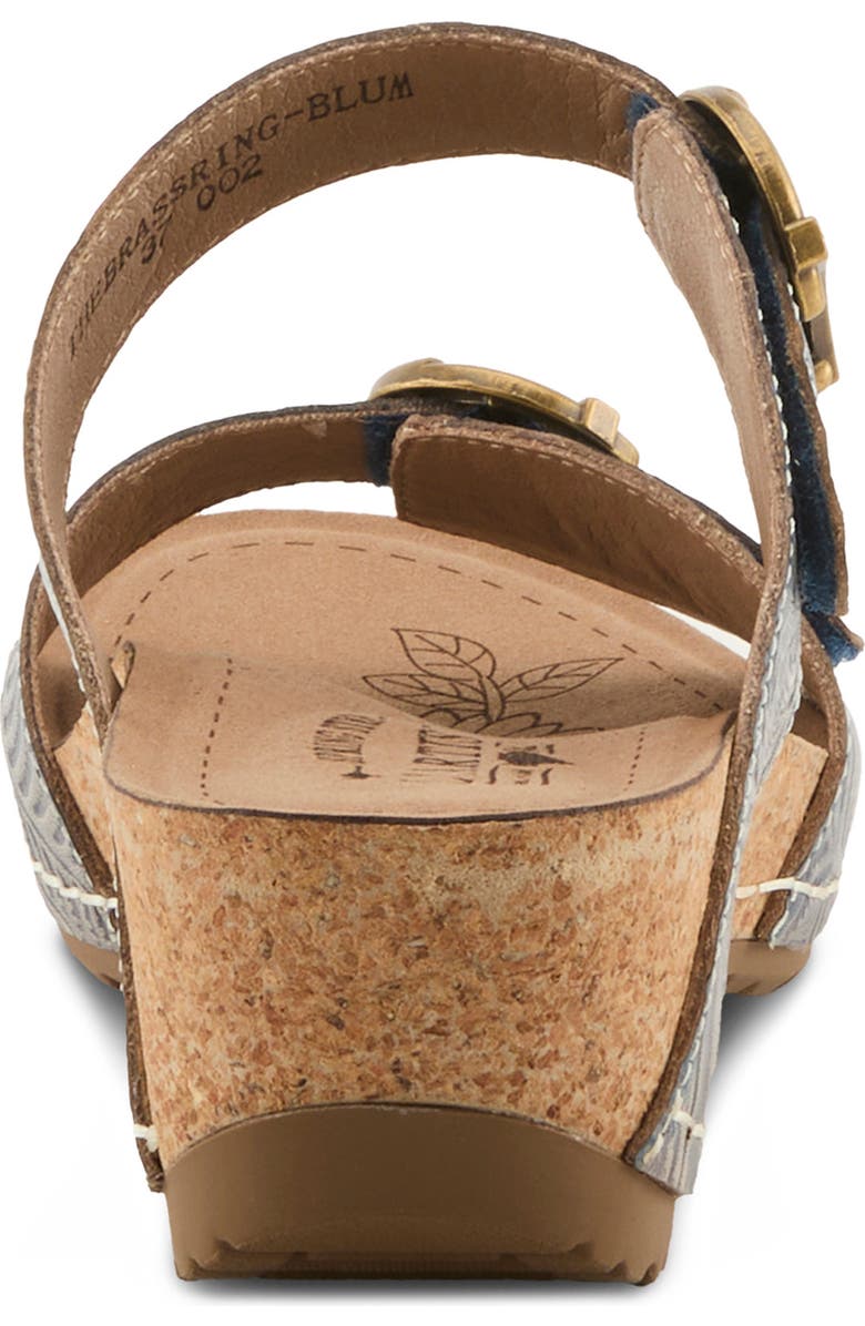 L'Artiste by Spring Step The Brassring Platform Wedge Sandal, Alternate, color,