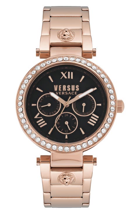 Camden Market Crystal Bracelet Strap Watch, 38mm
