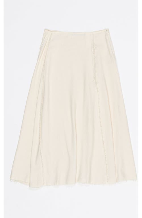 Bimba Y Lola Flared A-line Midi Skirt In Neutral