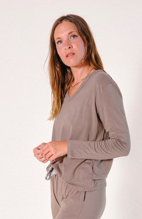 Poplinen Plus Toni Pj Shirt In Olive