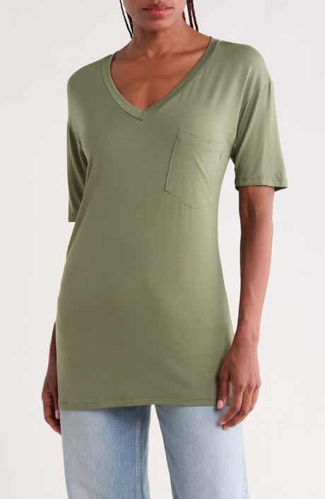V-Neck Pocket T-Shirt