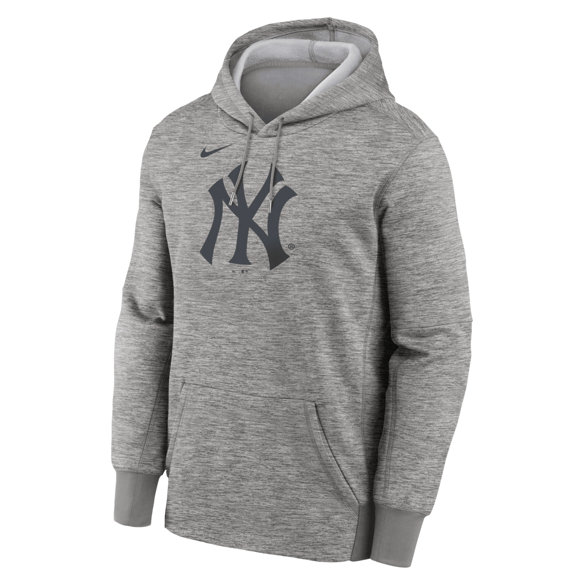 Nike Men's Nike Heather Gray New York Yankees Primary Logo Therma ...