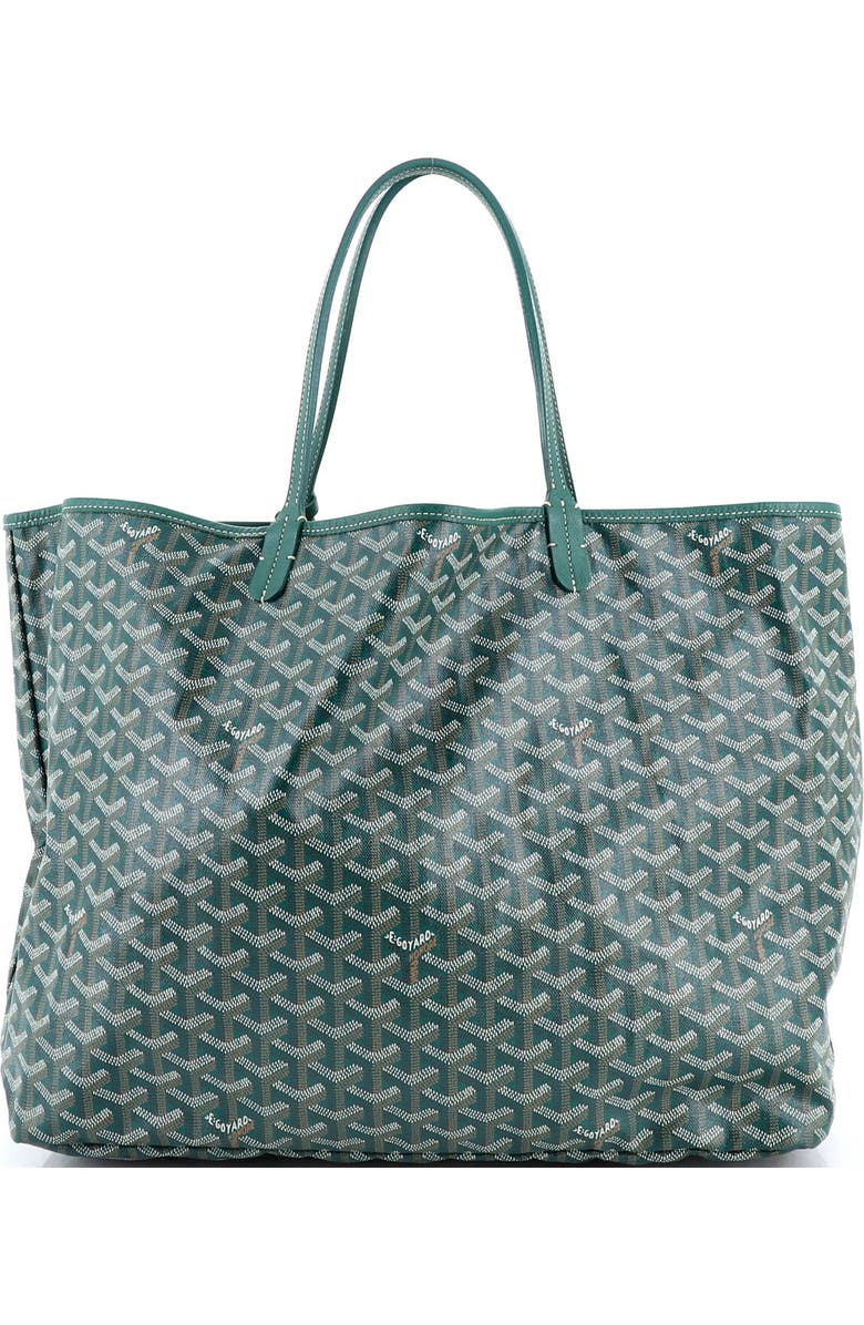 Pre-Owned Goyard Saint Louis Tote Coated Canvas GM, Alternate, color, Green