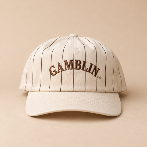 The Pinstripe Gambler Cap