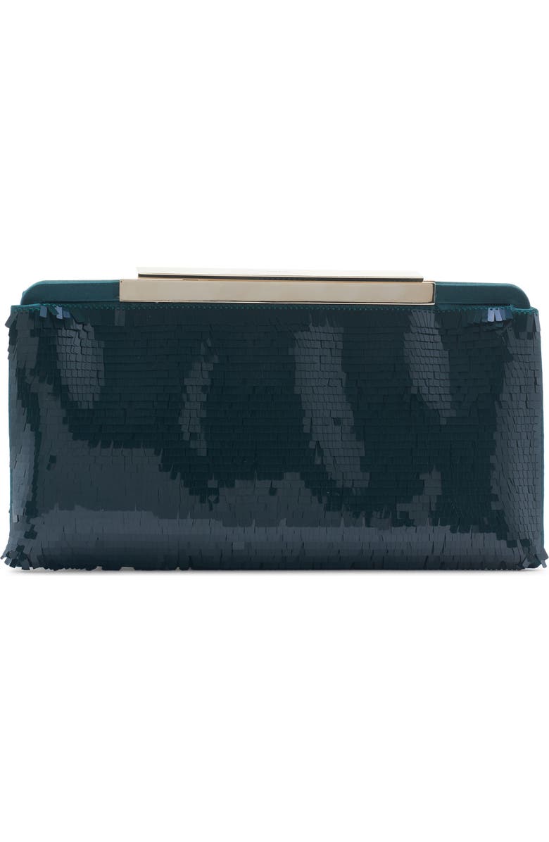 TOM FORD Patrick Paillette Clutch, Main, color, Forest