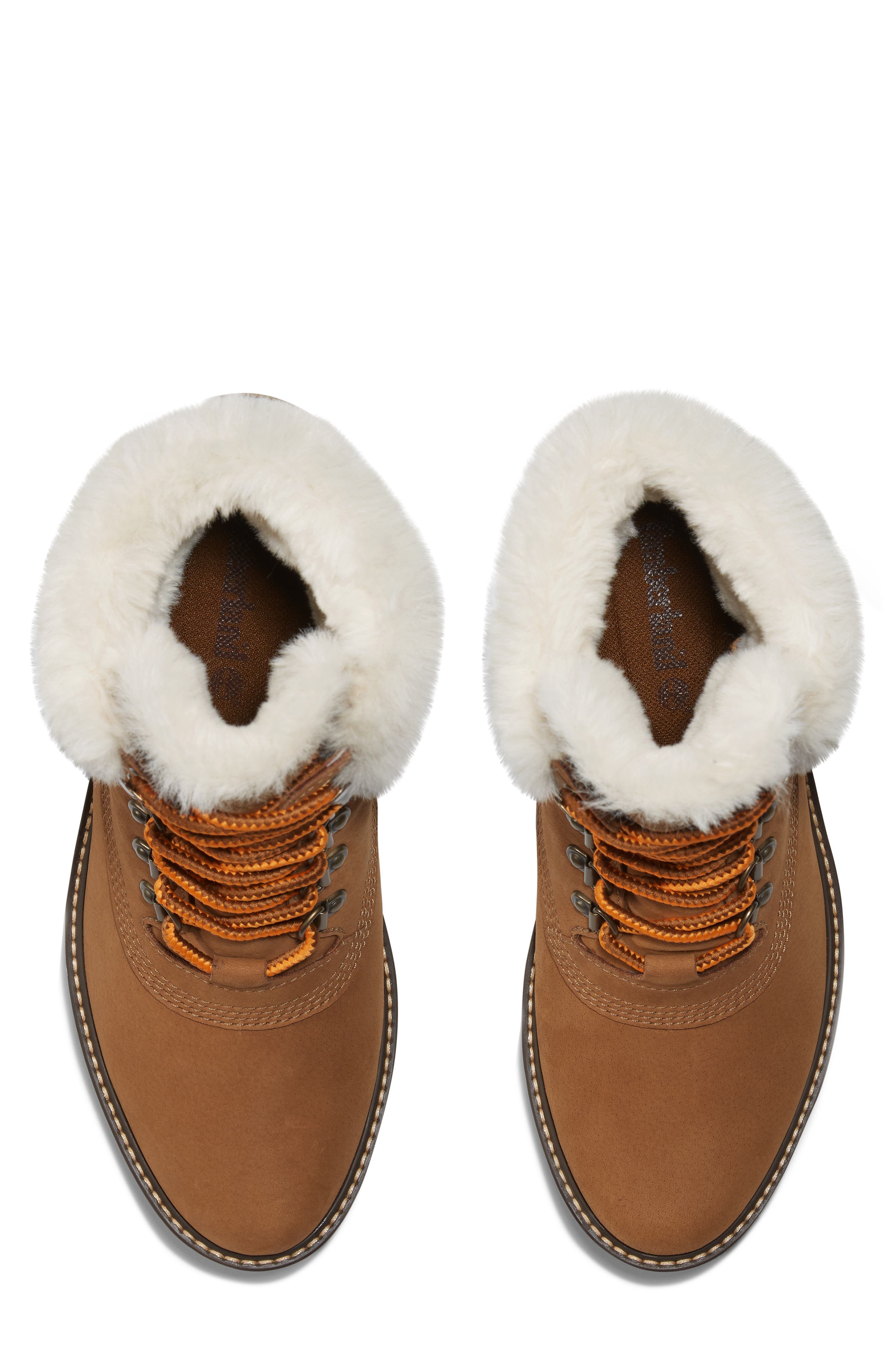 Timberland Courmayeur Valley 6-Inch Faux Fur Lined Waterproof Boot, Alternate, color, 