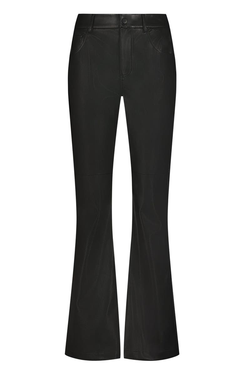 The Noli Shop Jackie Leather Pant, Alternate, color, Black
