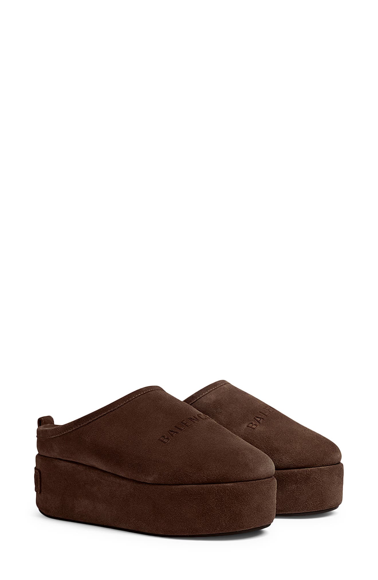 Balenciaga Alaska Slide Platform Clog, Main, color, 2929 Khaki Brown