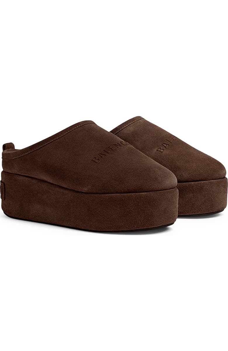 Balenciaga Alaska Slide Platform Clog, Main, color, 2929 Khaki Brown