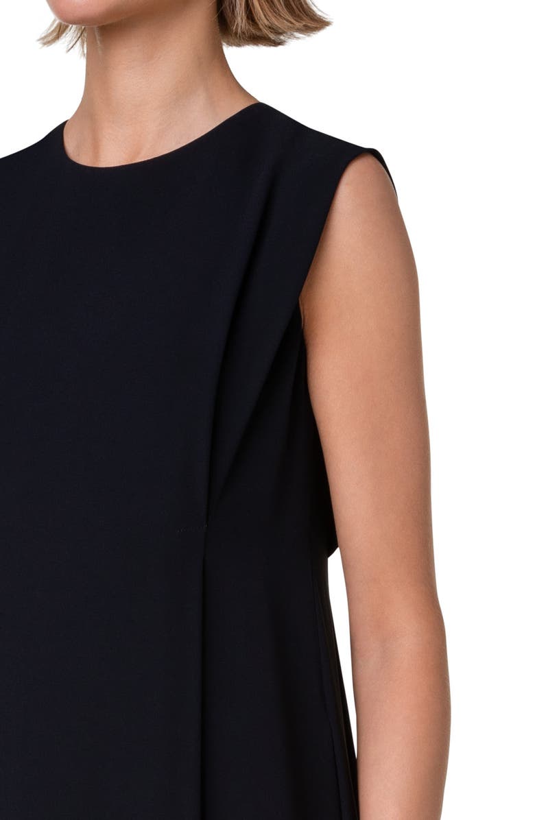 Akris Crepe Midi Shift Dress, Alternate, color,