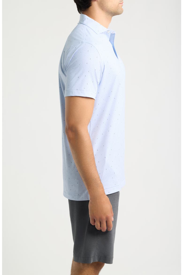 Crown Crafted Sands of Time Performance Polo, Alternate, color, ALICE BLUE