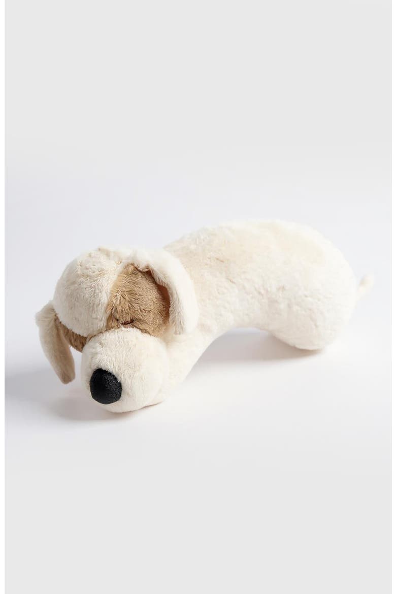 Sleeping Dog Neck Pillow, Alternate, color, WHITE