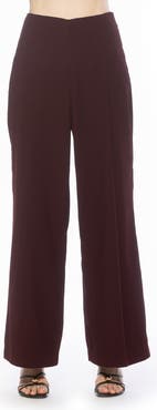 Alexia Admor Elia High Waist Pleat Wide Leg Pants