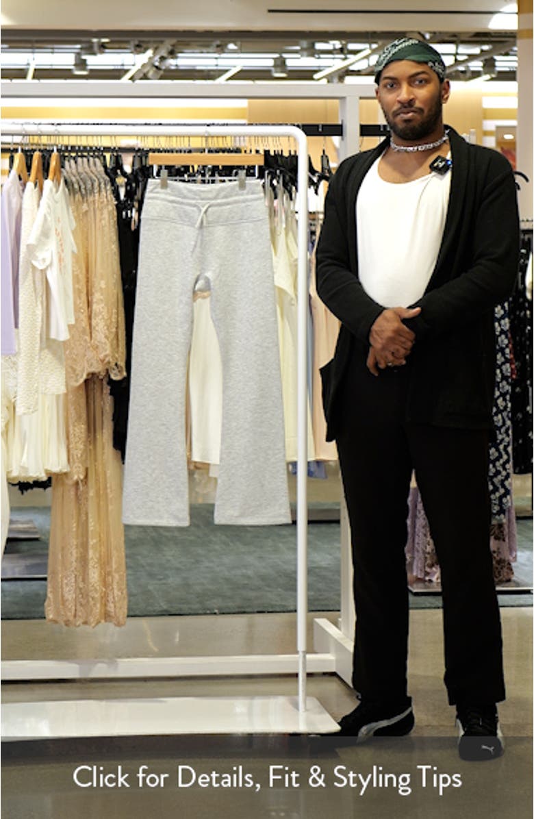 Kids' Aspire Fleece Flare Sweatpants, sales video thumbnail