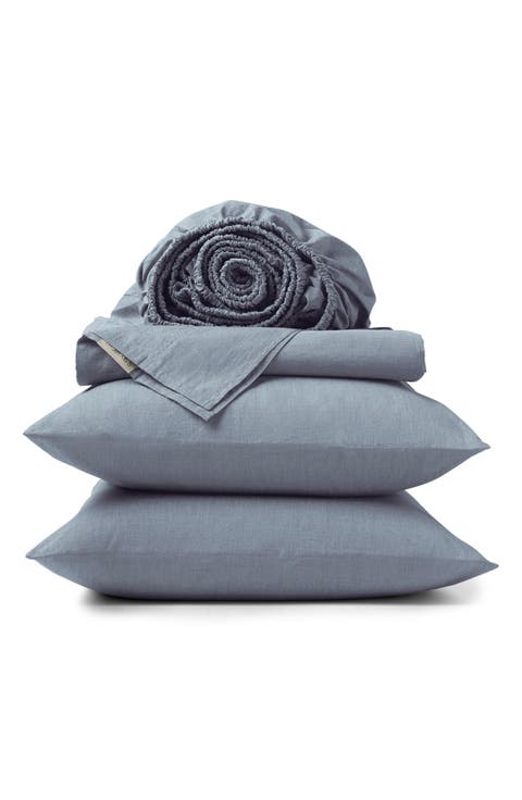Crinkled Organic Percale™ Sheet Set
