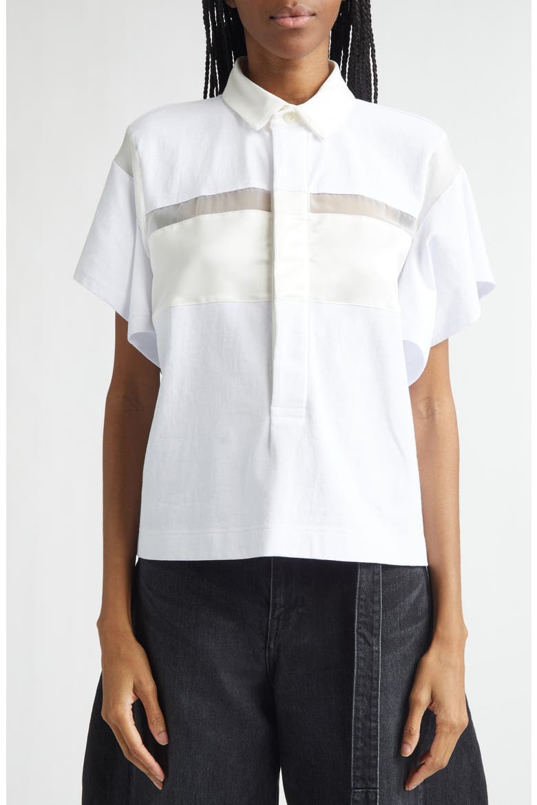 Cotton Jersey Pullover, Main, color, WHITE