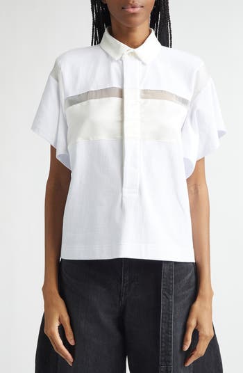 Sacai Cotton Jersey Pullover | Nordstrom