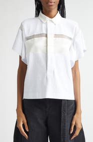 Sacai Cotton Jersey Pullover