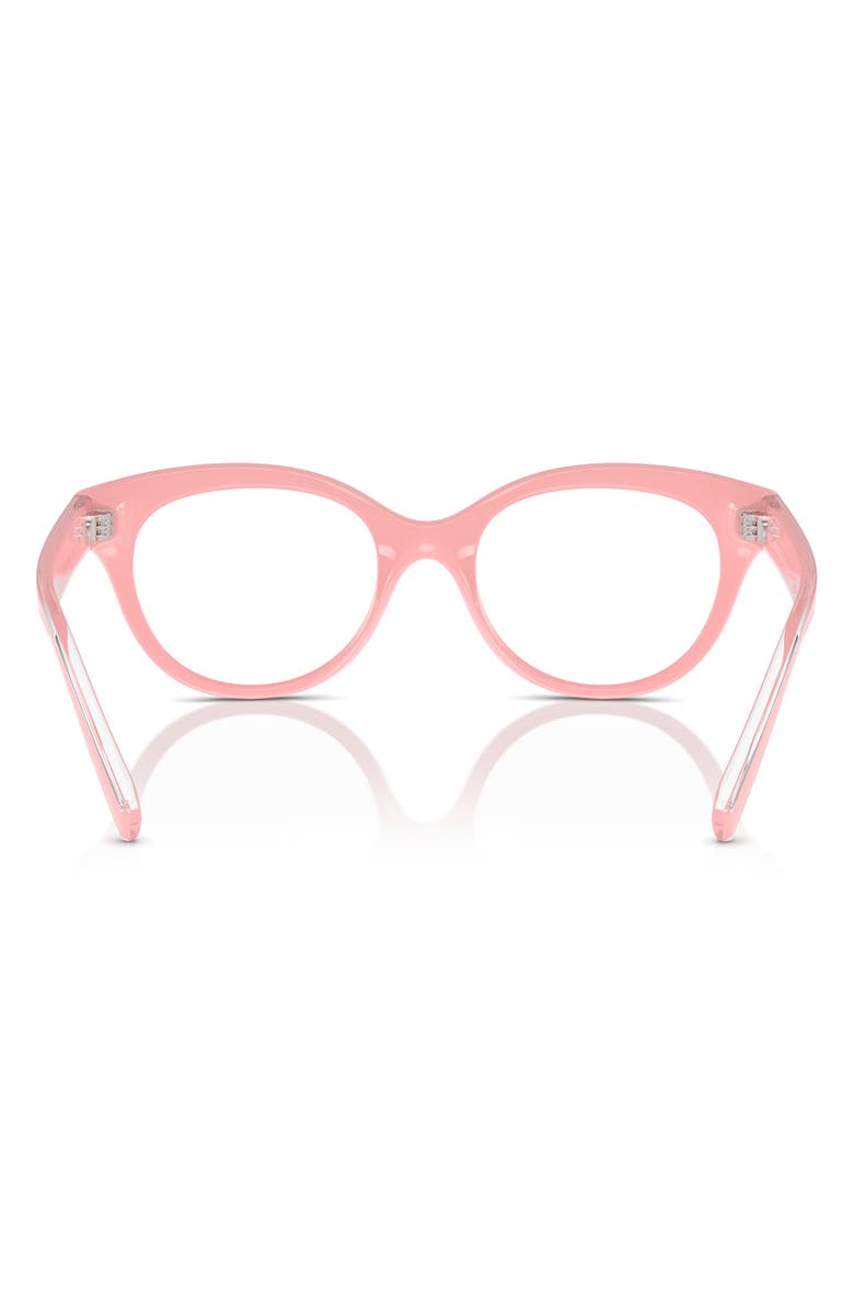 Dolce&Gabbana Kids' 46mm Phantos Optical Glasses, Alternate, color, Pink / Demo Lens