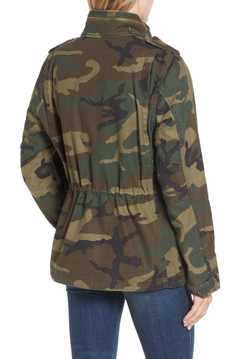 M-65 Defender Camo Field Jacket, Alternate, color, WOODLAND CAMO