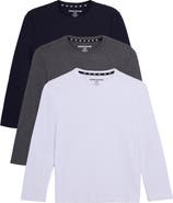 XRAY Kids' 3-Pack Long Sleeve Cotton T-Shirts