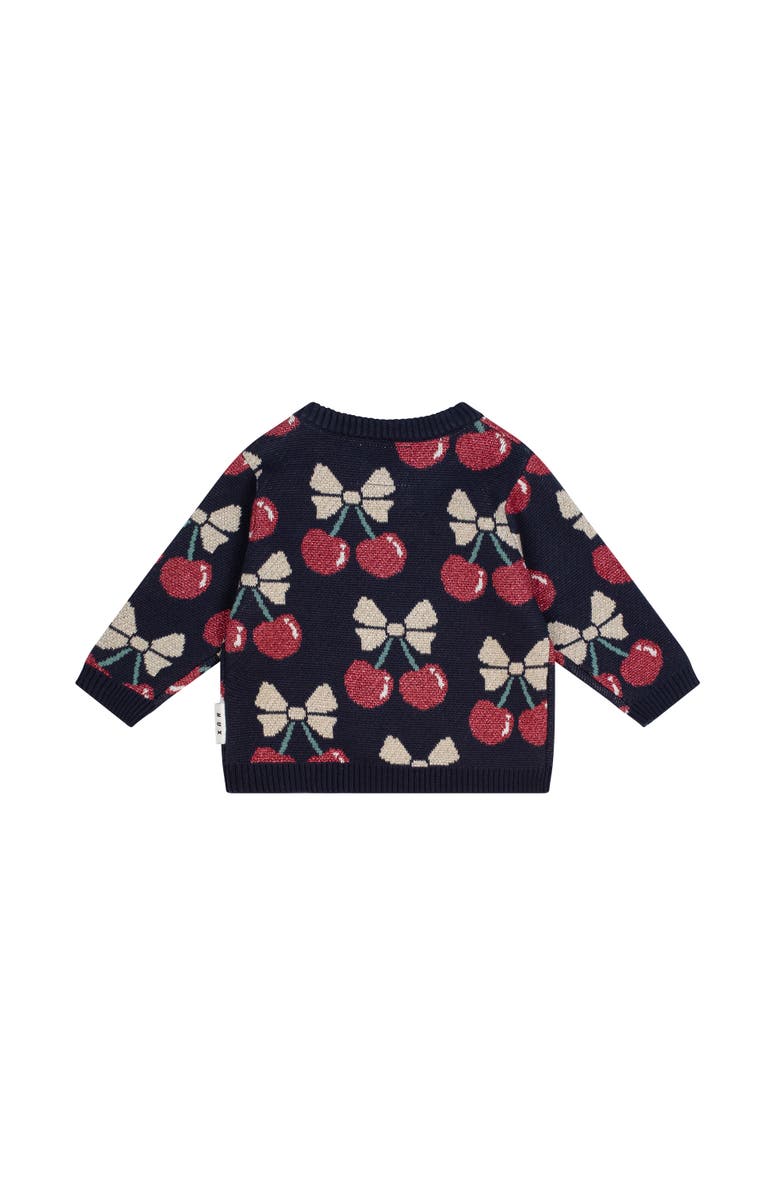 Huxbaby Cherry Pie Knit Pullover, Alternate, color, Indigo