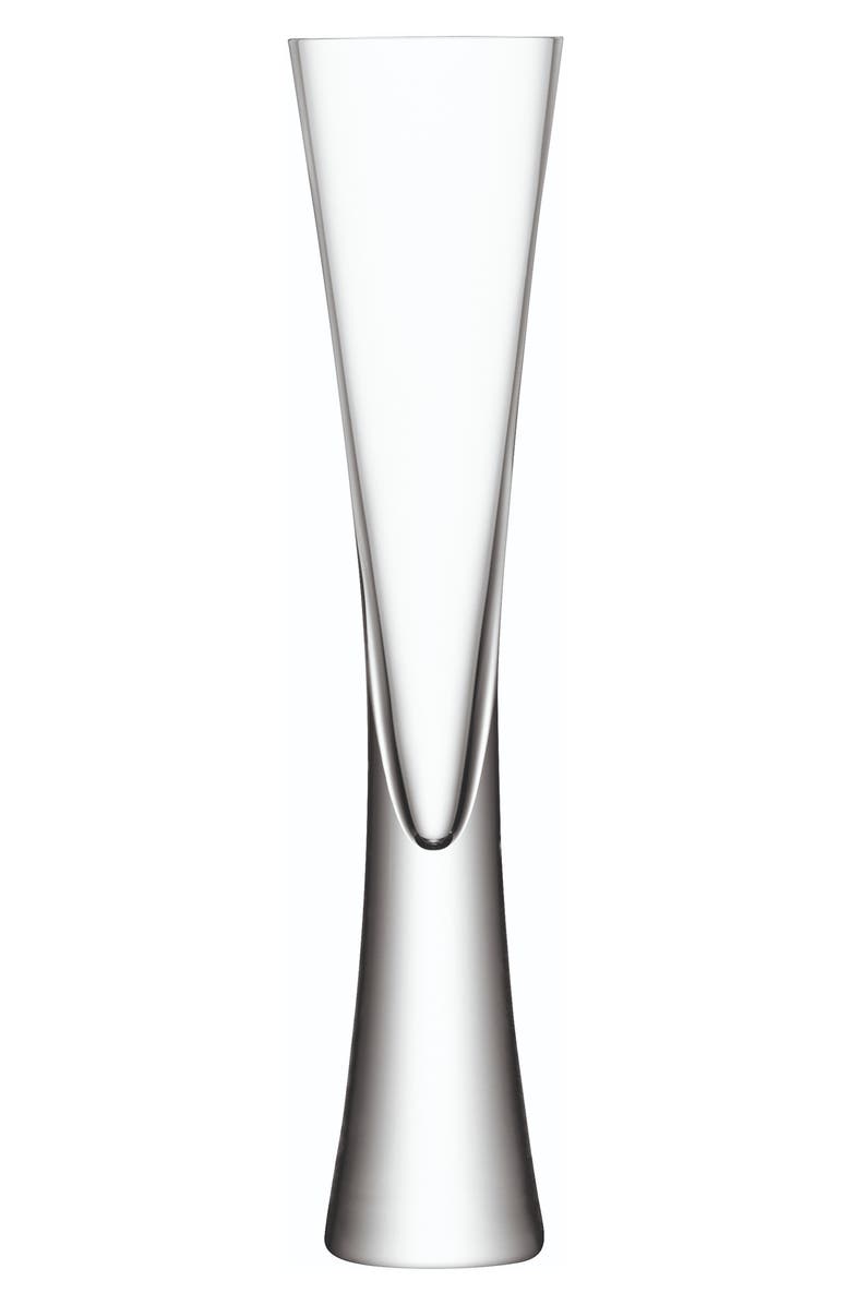 LSA Moya Set of 2 Champagne Flutes, Main, color, Clear