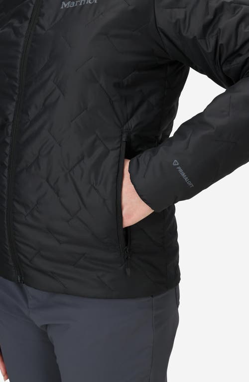 Marmot Monoquilt Hooded Jacket In Black
