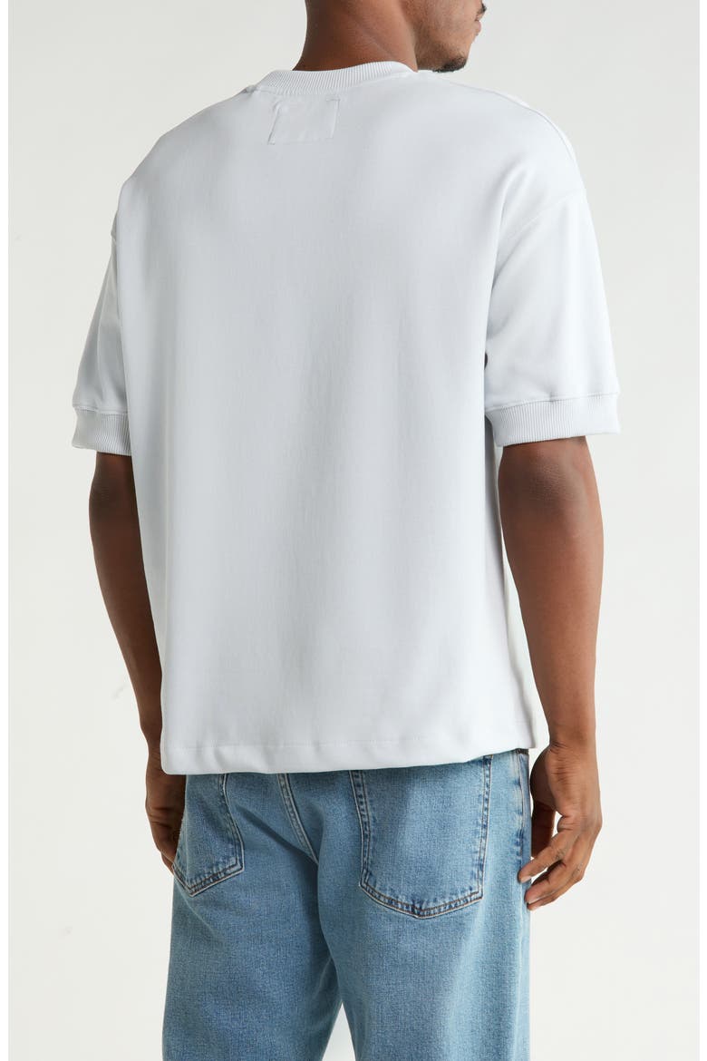 Textured Knit T-Shirt, Alternate, color, OCEAN