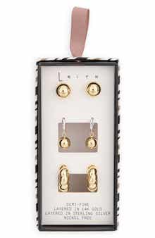 Leith 3-Pack Assorted Earrings